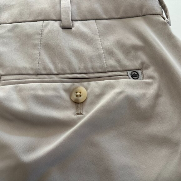 Peter Millar Crown Crafted Performance Stretch Pants Men’s 38x32 Golf Khaki Oat - Picture 4 of 4